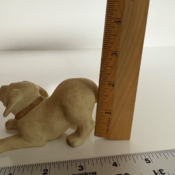 Homco Ceramic Golden Labrador Dog Figurine 3.25in Playful Puppy 1408 Vintage - Picture 7 of 7